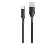 USAMS Kabel U68 microUSB 2A Fast Charge 1m czarny SJ502USB01 - 1569033 - zdjęcie 1